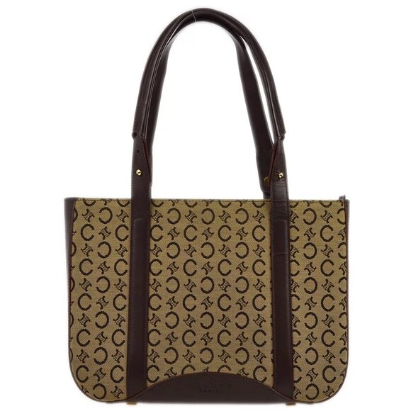 Celine Brown C Macadam Tote Handbag MC99/1 192428 - Picture 1 of 10